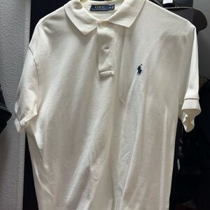 Ralph Lauren Men's Cream Polo Shirt